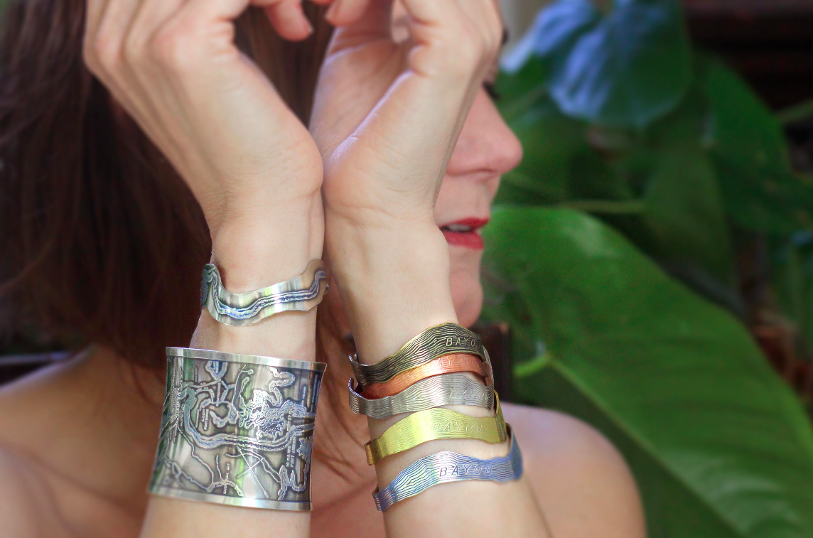 Meandering Mississippi River Bangle Cuff — Brandi Couvillion